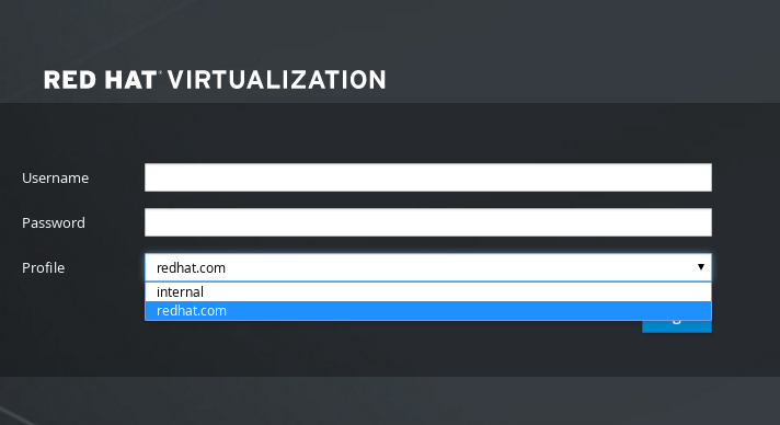 Administration Portal Login Page